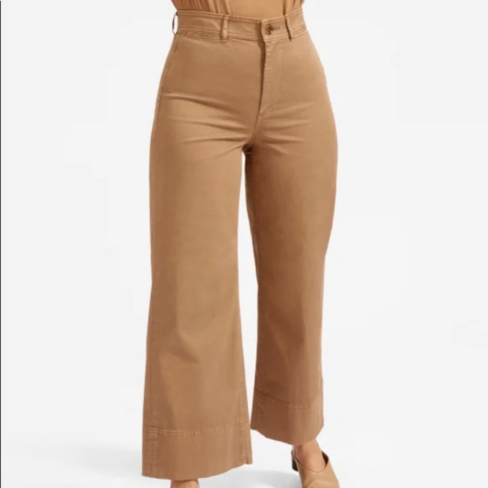 Everlane Lightweight Wide Leg Crop Chino